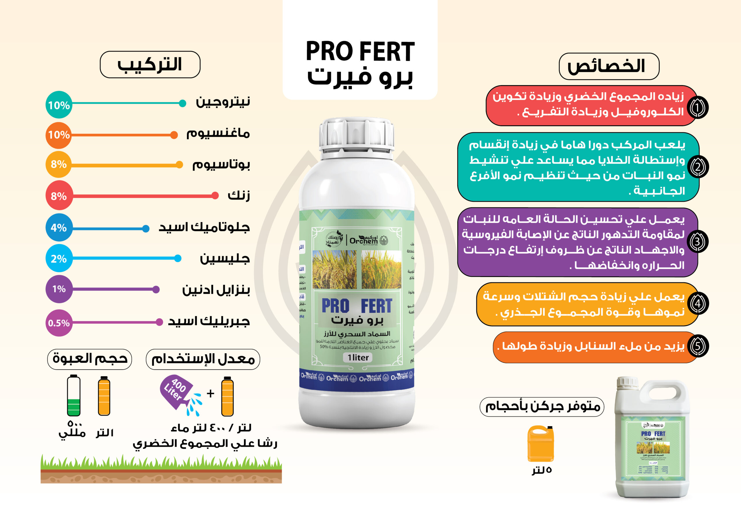 PRO FERT - برو فيرت 1 لتر - الصورة 2
