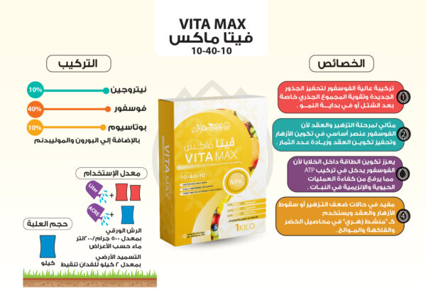 ⁦فيتا ماكس_(VITA MAX(10-40-10⁩ - الصورة ⁦2⁩