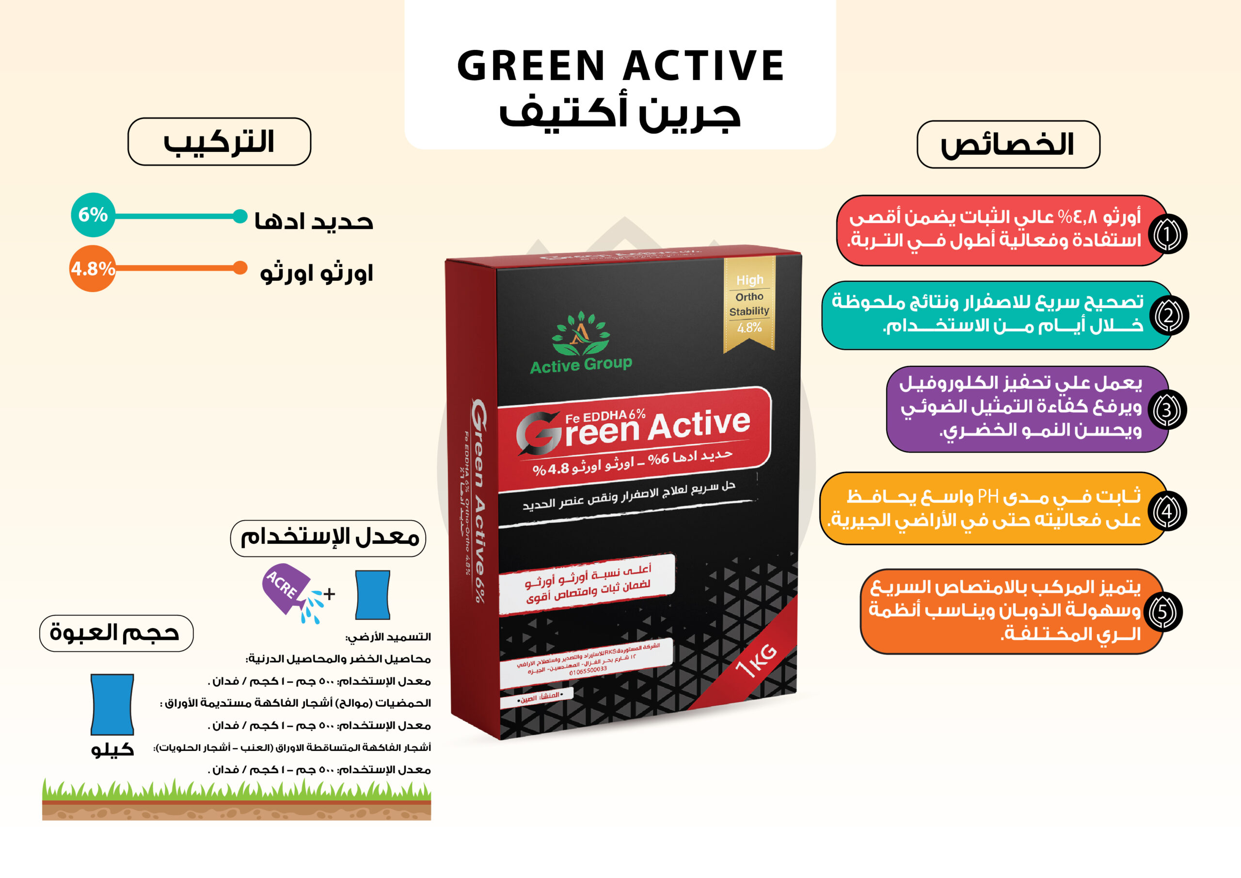 Green Active_جرين أكتيف - 1 كجم - الصورة 2